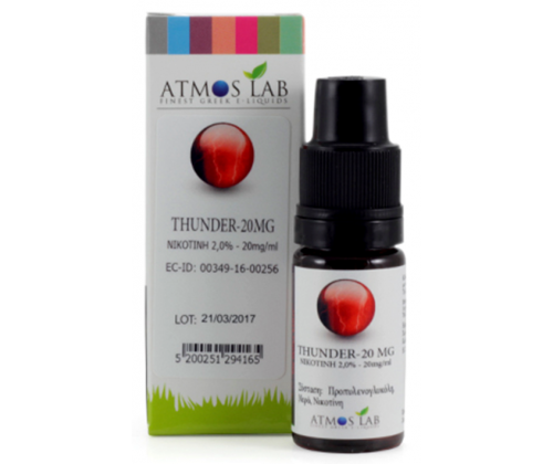 AtmosLab THUNDER Vaporizer Base 20mg - 10ml -  Price: 4,70€