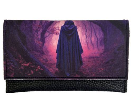3cats Tobacco Case Handmade Faux Leather - Magician Design -  Price: 15,50€
