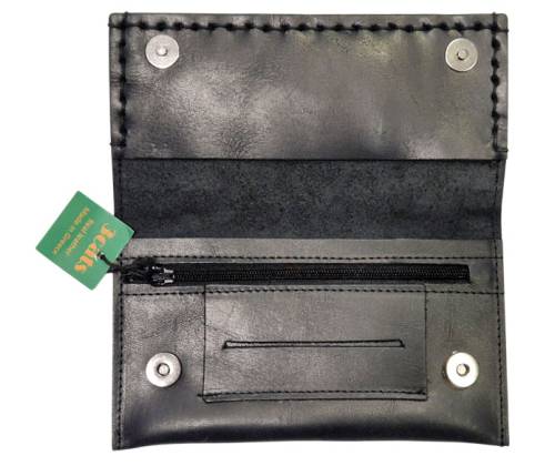 3cats Handmade Genuine Leather Black Tobacco Case - Keychain Gift - Price: 19,00€