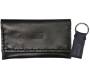 3cats Handmade Genuine Leather Black Tobacco Case - Keychain Gift - Price: 19,00€