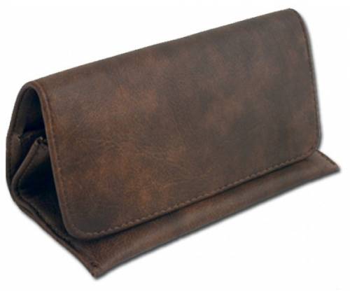 Καπνοθήκη Δερματίνη Καφέ - 30gr - Τιμή: 9,50€