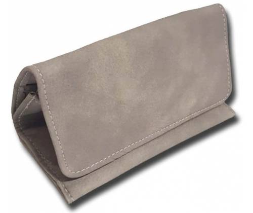 Καπνοθήκη Δερματίνη Γκρι - 30gr - Τιμή: 9,50€