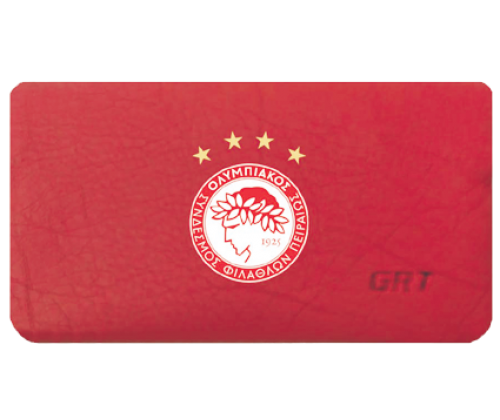 Authentic GRT Olympiacos Red Cigarette Case -  Price: 10,40€