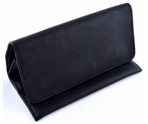 Καπνοθήκη Δερματίνη Μαύρη - 30gr - Τιμή: 9,50€