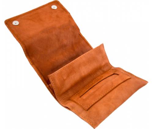 Καπνοθήκη Δέρμα - Μικρή Coffee Brown - Τιμή: 19,50€