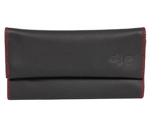 Djo Genuine Leather Tobacco Case - Large with Leather Stitching Black (A300-1) -  Price: 22,90€