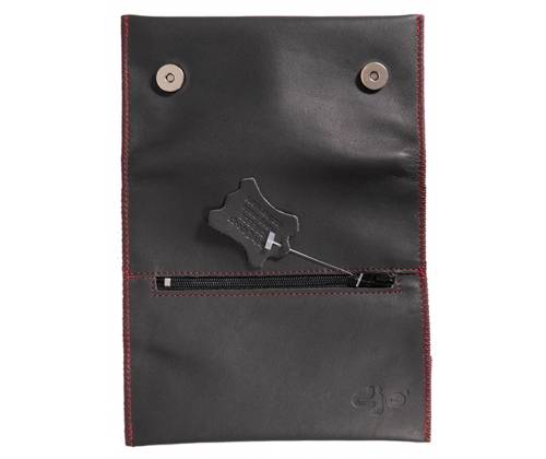 Djo Genuine Leather Tobacco Case - Large with Leather Stitching Black (A300-1) -  Price: 22,90€