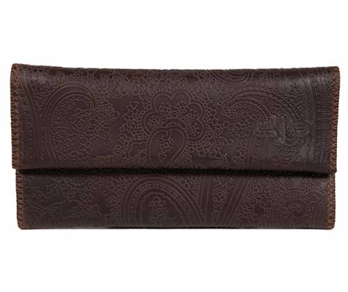 Djo Genuine Leather Tobacco Case - Large Brown Dark Print (A301-2) -  Price: 22,90€