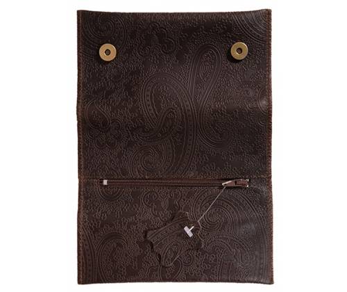 Djo Genuine Leather Tobacco Case - Large Brown Dark Print (A301-2) -  Price: 22,90€