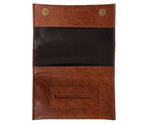 Djo Genuine Leather Tobacco Case - Large Brown Light Print (A301-3) -  Price: 22,90€