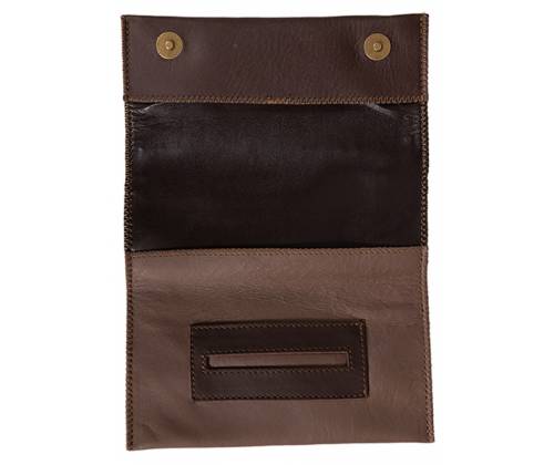 Djo Genuine Leather Tobacco Case - Large Two-Tone Brown (Α303-2) -  Price: 22,90€