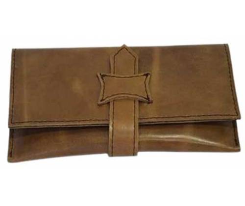 Καπνοθήκη Leon Δέρμα - Μεγάλη με Δέσιμο Ταμπά -  Price: 14,80€