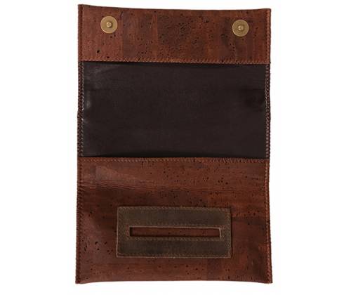 Tobacco Case Djo Techno Leather - Large Cork Brown (Α302-2) -  Price: 22,90€