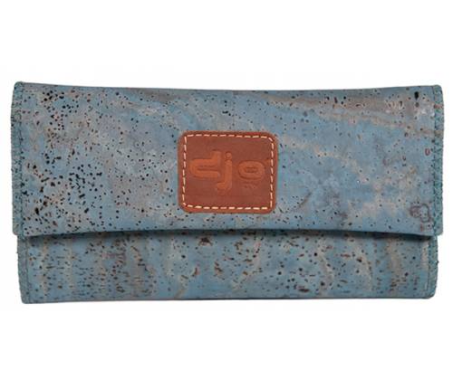 Tobacco Case Djo Faux Leather - Large Cork Blue Light (Α302-6) -  Price: 22,90€