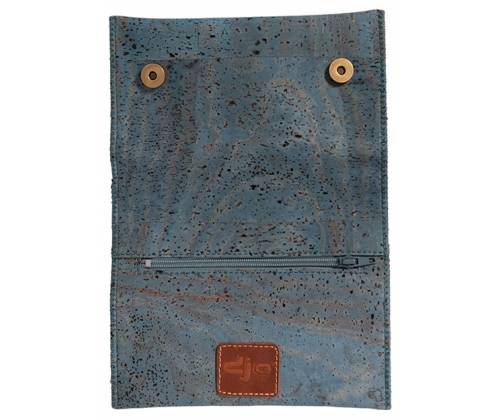 Tobacco Case Djo Faux Leather - Large Cork Blue Light (Α302-6) -  Price: 22,90€