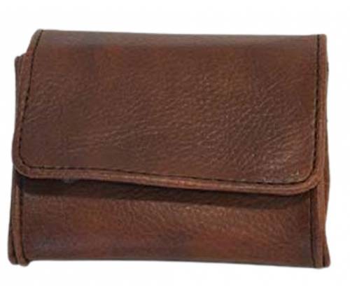 Tobacco Case Leon Faux Leather - Pouch Small Brown -  Price: 9,90€