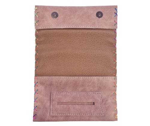 Tobacco Case Leon Faux Leather Handmade - with Rotten Apple Stitching (200213) -  Price: 13,50€