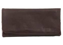 Mario Rossi Καπνοθήκη Γνήσιο Δέρμα - Μεγάλη Καφέ για Σακουλάκι Καπνού (2681-06BR)