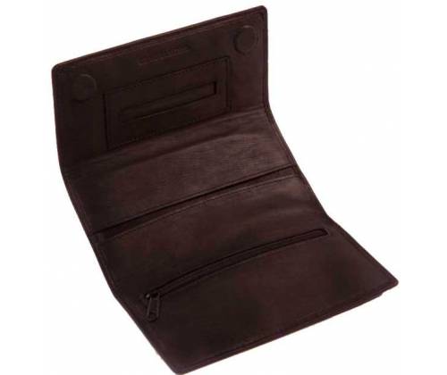 Mario Rossi Καπνοθήκη Γνήσιο Δέρμα - Μεγάλη Καφέ για Σακουλάκι Καπνού (3034BR) - Τιμή: 20,90€