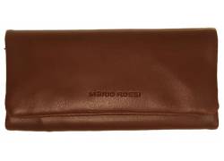 Mario Rossi Καπνοθήκη Τεχνόδερμα Eco - Μεγάλη Καφέ Ανοιχτό για Σακουλάκι Καπνού (2681BRL-Eco)