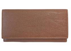 Mario Rossi Καπνοθήκη Τεχνόδερμα Eco - Μεγάλη Καφέ Ανοιχτό για Σακουλάκι Καπνού (3034BRL-Eco)