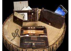  Original Kavatza Πορτοφόλι-Καπνοθήκη Γνήσιο Δέρμα Joint Wallet PWS17 «Havana» με φωτάκια LED - Αυθεντικό Προϊόν