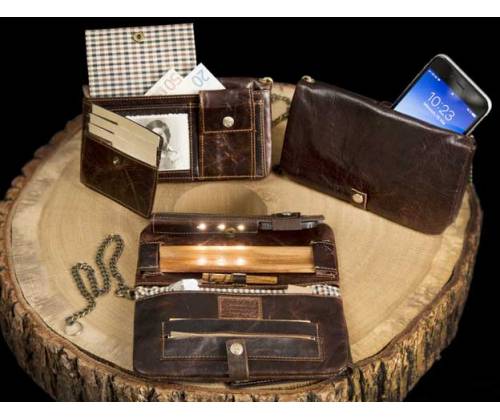 Original Kavatza Πορτοφόλι-Καπνοθήκη Γνήσιο Δέρμα Joint Wallet PWS17 «Havana» με φωτάκια LED - Αυθεντικό Προϊόν - Τιμή: 110,00€