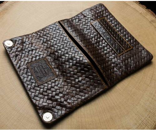 Original Kavatza Καπνοθήκη Γνήσιο Δέρμα TP22 «Woven Havana» - Αυθεντικό Προϊόν - Τιμή: 65,00€