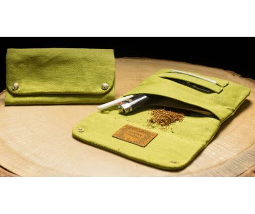 Original Kavatza Tobacco Case Hemp Fabric TPH35 "Lime Green" - Authentic Product -  Price: 28,90€