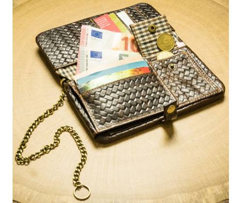 Original Kavatza Πορτοφόλι - Καπνοθήκη Γνήσιο Δέρμα TWL22 «Woven Havana» - Αυθεντικό Προϊόν - Τιμή: 89,60€