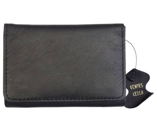 Pappous Tobacco Case Genuine Leather Envelope - Black Small (44423) - Price: 15,50€