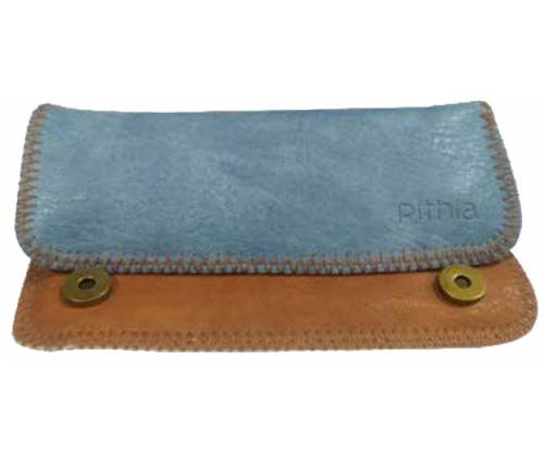 Πυθία Καπνοθήκη Δίχρωμη με Κούμπωμα | Blue Ocean-Camel - Τιμή: 9,00€