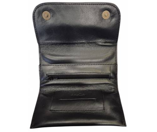 Καπνοθήκη Πυθία Γνήσιο Δέρμα - Μαύρο - Τιμή: 17,50€