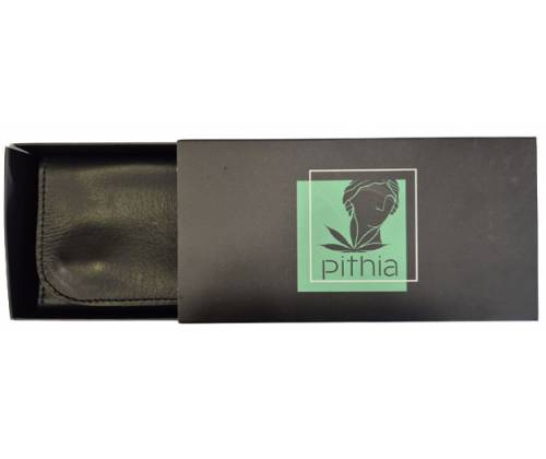 Καπνοθήκη Πυθία Γνήσιο Δέρμα - Μαύρο - Τιμή: 17,50€