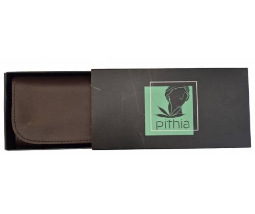 Καπνοθήκη Πυθία Γνήσιο Δέρμα - Καφέ - Τιμή: 17,50€