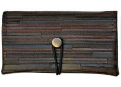 Simona Χειροποίητη Καπνοθήκη Καφέ Ρίγες