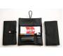 Simona Handmade Faux Leather Tobacco Case - Black Straw -  Price: 11,00€