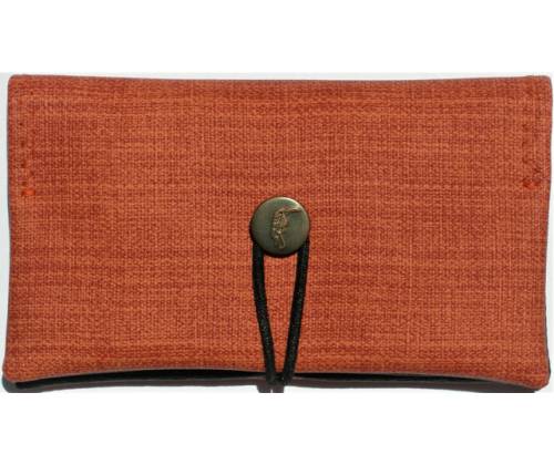 Simona Χειροποίητη Καπνοθήκη Πορτοκαλί Τουίντ - Τιμή: 11,00€