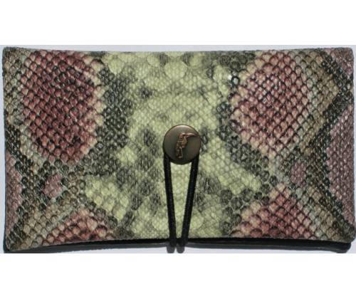 Simona Χειροποίητη Καπνοθήκη Δέρμα Φιδιού Μωβ - Τιμή: 11,00€