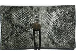 Simona Χειροποίητη Καπνοθήκη Δέρμα Φιδιού Γκρι