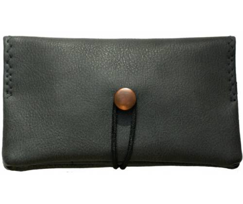 Simona Χειροποίητη Καπνοθήκη - Ανθρακί Σαμουά - Τιμή: 11,00€