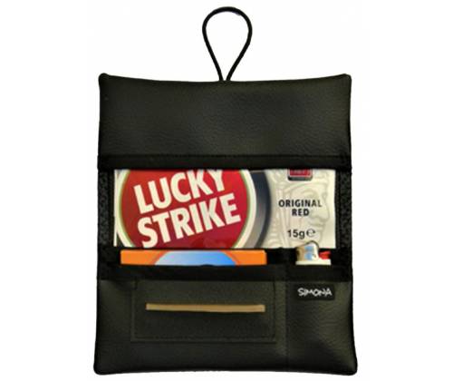 Simona Χειροποίητη Καπνοθήκη Γαλάζιο Τουίντ - Τιμή: 11,00€