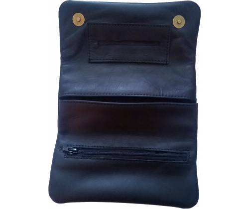 Καπνοθήκη Δέρμα Roll It - Μεγάλη Navy Blue - Τιμή: 22,00€
