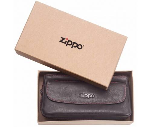 Zippo Δερμάτινη Θήκη Μαύρη για Καπνό και Πίπα (2005426) - Τιμή: 38,50€