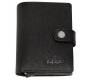 Zippo Πορτοφόλι Ανδρικό Δερμάτινο Saffiano Flip One με Μηχανισμό Slide για Κάρτες - Μαύρο (2007083) - Τιμή: 39,90€