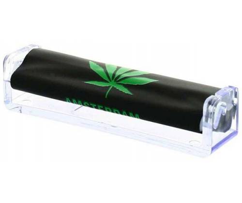 Μηχανάκι Στριφτού Τσιγάρου Amsterdam Leaf - 110mm - Τιμή: 1,80€