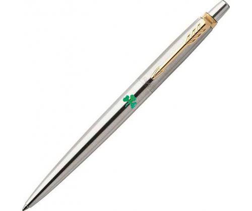 Στυλό Parker Jotter Ballpoint Stainless Steel GT - Ασημί Με Χρυσό ΠΑΟ - Τιμή: 34,50€