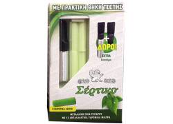 Σέρτικο Πιπάκι Πλαστικό με ανταλλακτικά Φίλτρα - Extra Slim