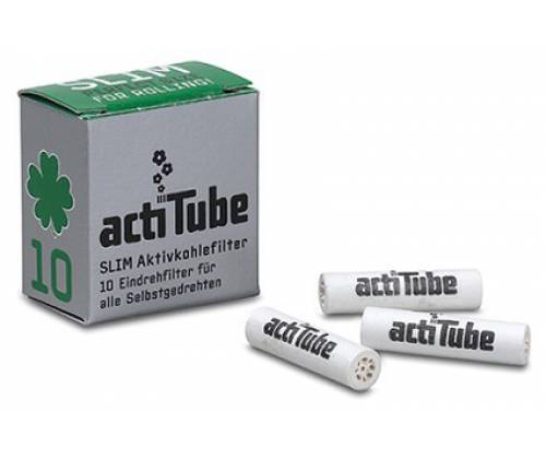 20x Ανταλλακτικό Φίλτρο actiTube Slim 10 Ενεργού Ανθρακα 7mm - Τιμή: 32,00€