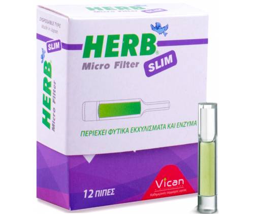 Πιπάκι HERB Micro Filter Slim - Τιμή: 6,20€